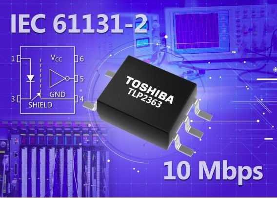 Toshiba stellt einen Optokoppler mit 10Mbit/s-Logikausgang für SPS Anwendungen vor